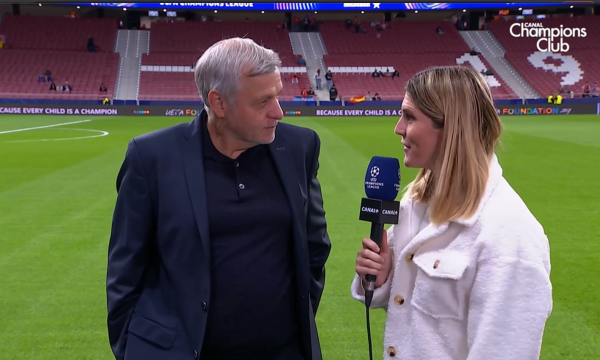 Margot Dumont en interview avec Bruno Genesio, Losc sur Canal+ en Ligue des Champions